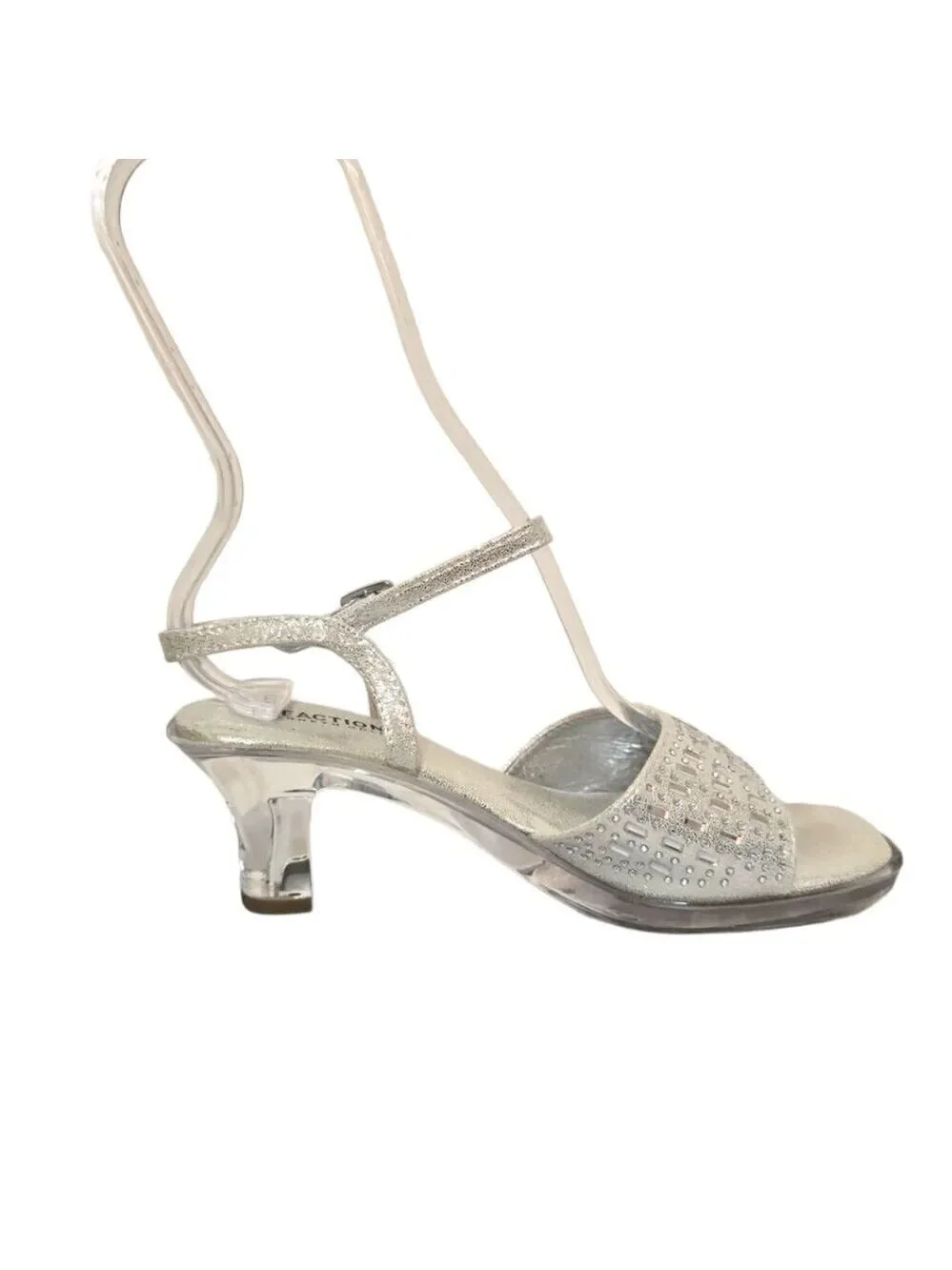 Kenneth Cole Reaction Little Girls Cinderella Shine Pump Shoe Sz 5